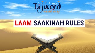 Theory Lesson 12  Laam Saakinah Rules  Tajweed Made Easy [upl. by Rafael929]