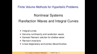 FVMHP18 Rarefaction waves and integral curves [upl. by Hong]