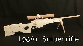 L96A1 Sniper rifle rubber band gun [upl. by Htiekram685]