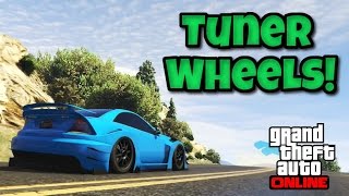 GTA 5 Tips 6 Tuner Wheels Why You Should Use Them Side By Side Comparison PS4 [upl. by Adnoluy]