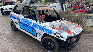 Light Brigade Micro Bangers Heat 2 Civil War 23 Hednesford Hills Raceway 150123 [upl. by Uliram]