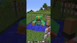 Surprising Villager with pins 8118 minecraft meme shorts [upl. by Suoicerpal20]