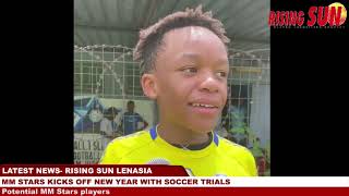 MM Stars kicks off new year with soccer trials [upl. by Salguod]