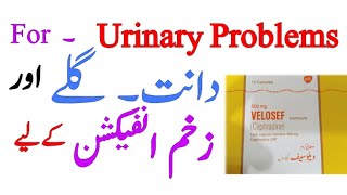 zakham daant Gally ki Infection urinary problems Velosef capsules uses cephradine capsules uses in [upl. by Crosse]