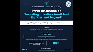 Panel Discussion on “Investing in India’s Amrit kaal  Equities and beyond” [upl. by Inoj]