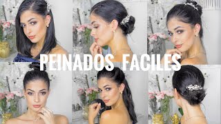 Peinados Faciles Elegantes para cabello cortoJeka Channel [upl. by Adliw]