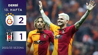 Galatasaray 21 Beşiktaş  13 Hafta  202223 [upl. by Nomyaw]