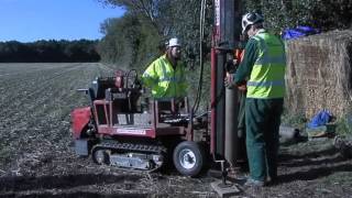 Borehole familiarisation event  Drilling with a Dando Terrier [upl. by Namyaw]