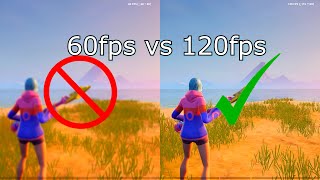 Which is better 60fps or 120fps on PS5 Fortnite Battle Royale 4k 60fps [upl. by Eikin]