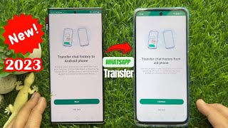 Transfer Whatsapp Messages From old Android to New Android Phone  Transfer WhatsApp Chats 2023 [upl. by Halehs]