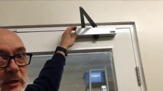 How To Adjust An Overhead Door Closer [upl. by Baillieu390]