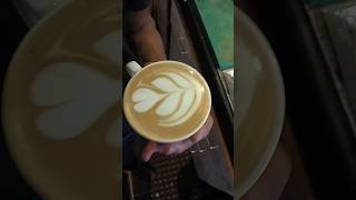 Cappuccino coffee recipe at cafe  how to make froth design on coffee coffee [upl. by Babita66]