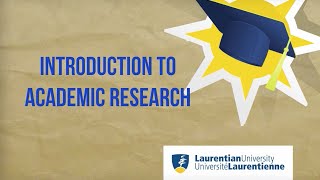 Introduction to academic research [upl. by Rosene]