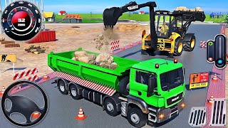 Excavator Simulator 3D Game  Construction Vehicles Road Builder  Android Gameplay [upl. by Drawyah151]