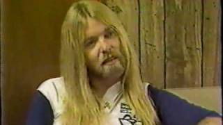 Gregg Allman interview PART 12 of 14  Cher  Saenger Theater New Orleans 1982 [upl. by Akiras781]