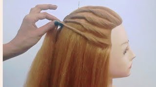 Top 2 different types of hairstyle for ladies  Hairstyles tutorial  Hairstyles for long hair [upl. by Anawyt]