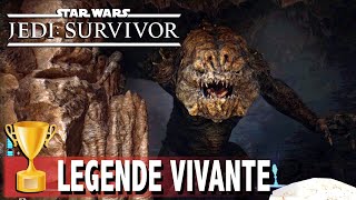 LÉGENDE VIVANTE  OÙ TROUVER TOUS LES ADVERSAIRES LÉGENDAIRES  TROPHÉE  STAR WARS JEDI SURVIVOR [upl. by Akenit]