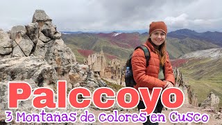 PALCCOYO  Cordillera de Colores en cusco más impresionante que Vinicunca  Pao Acevedo [upl. by Anaeirb673]