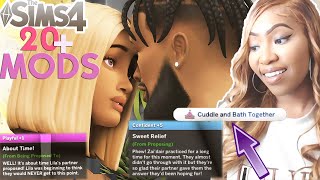 20 Realistic Overrides amp Romantic Mods amp CC For Better Gameplay  All LINKS  The Sims 4 [upl. by Jaela]