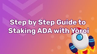 How to easily stake ADA on Yoroi in 3 steps amp earn rewards [upl. by Thirion85]