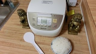 Jasmine White Rice in Japanese Rice Cooker [upl. by Elehcar]