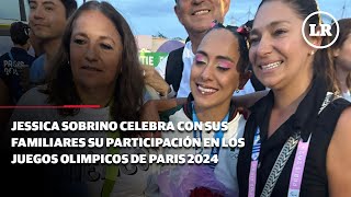 🏊Jessica Sobrino celebra con sus familiares su participación en los Juegos Olimpicos de Paris 2024 [upl. by Eads]