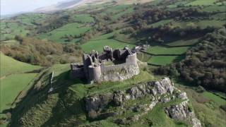 7 Great Castles in Wales  Amazing Aerials [upl. by Petua]