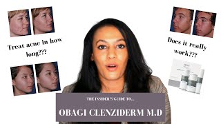 Obagi CLENZIderm MD Acne System Review  How to use CLENZIderm [upl. by Yasui]