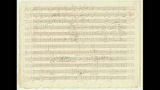 Mozart Don Giovanni  quartetto Non ti fidar o misera  autograph manuscript [upl. by Leahcimed]