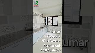 3 Bhk Resale Apartment in Kumar Prospera [upl. by Anomor]