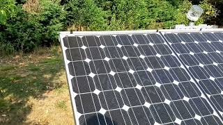 TRACKER SOLAIRE AVEC REFROIDISSEMENT PANNEAUX SOLAIRES [upl. by Erdua]