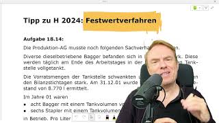 Festwertverfahren  Prüfungstipp für H2024  Vorratsbewertung in BilanzbuchhalterKlausur [upl. by O'Neill]