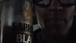 DRINK REVIEW  Sapporo Premium Black Beer [upl. by Rainie]