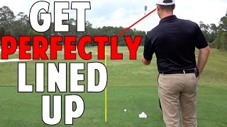 How to Get Perfectly Lined Up in Golf Every Time [upl. by Aizat392]