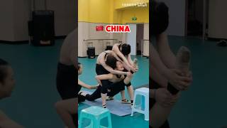 CHINE VS FRANCE  LES MOMENTS LES PLUS CHOQUANTS gym souplesse [upl. by Aiciruam]