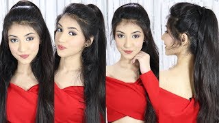 New Latest Ponytail Hairstyle With Trick  New Hairstyle  Easy Hairstyles [upl. by Nuahsak161]