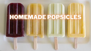 4 Healthy Popsicles Recipes for Hot Summer Days [upl. by Ennaoj39]