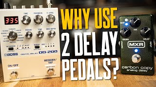 Ideas For Using Two Delay Pedals Long amp Short Digi amp Analog Patterns FX Loop amp More [upl. by Belloir]