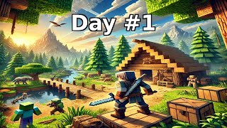 RL Craft Day 1 My First Adventure in the Most Brutal Minecraft Modpack 🏹🔥 [upl. by Anavi]