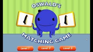 Oswalds Matching Game  Nick Jr Game  Memory Game [upl. by Ronyam135]