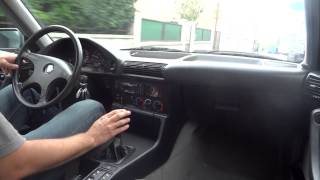 BMW 525 i E 34 Driving [upl. by Ursal]