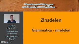 Zinsdelen Grammatica zinsdelen [upl. by Richarda623]