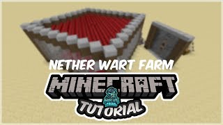 Simple amp Stackable Nether Wart Farm  Minecraft 114 Tutorial [upl. by Hanikahs]