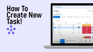 How to Create New Task on Mondaycom easy [upl. by Chatterjee839]
