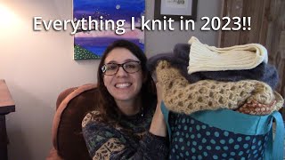 Everything I knit in 2023 Gabies Knit Goodies [upl. by Ginny]