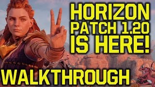 Horizon Zero Dawn Patch 120 Details  ALL THE NEW FEATURES Horizon Zero Dawn 120  Horizon 120 [upl. by Gninnahc914]