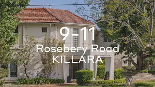 911 Rosebery Road Killara [upl. by Nylanej323]