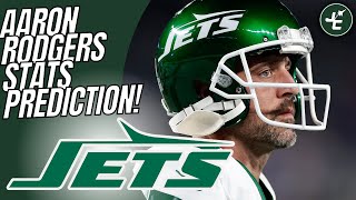 Aaron Rodgers STATS Prediction In 2024  New York Jets OffSeason 2024 [upl. by Loats]