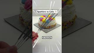 What if you burned sparklers through an entire CAKE 🎂 [upl. by Teddie828]