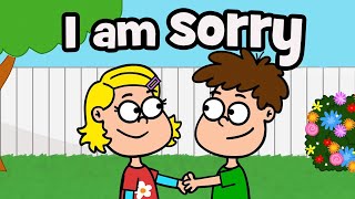 Apology kids song  I am sorry forgive me  Hooray kids songs  Childrens good manners [upl. by Tarrah60]